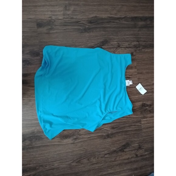 NWT Rue 21 Blue Blouse Shirt Women's Size 4x Blue Sleeveless Lightweight - Picture 5 of 5